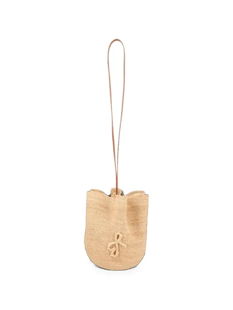HatBag woven-design bucket bag