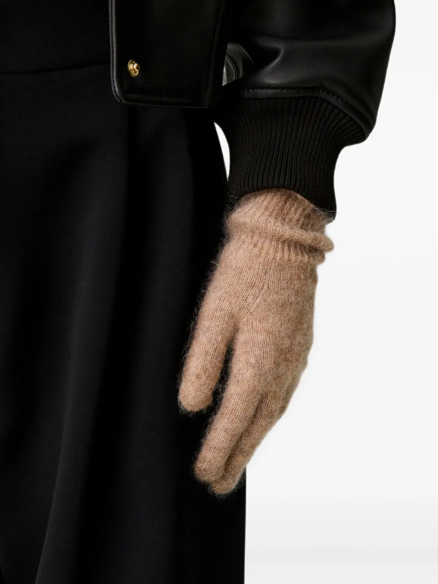 ribbed-knit gloves 3