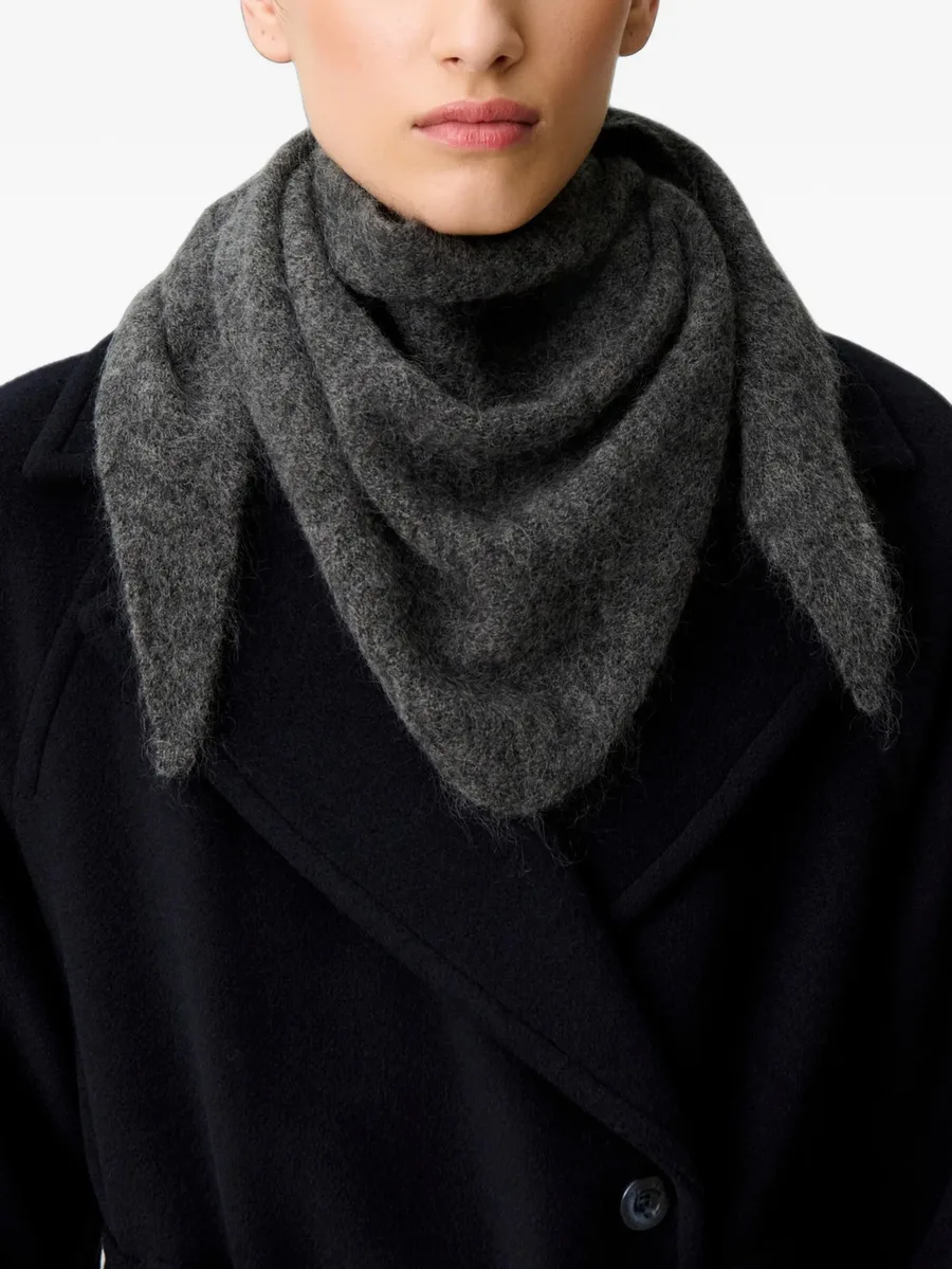brushed triangular scarf 3