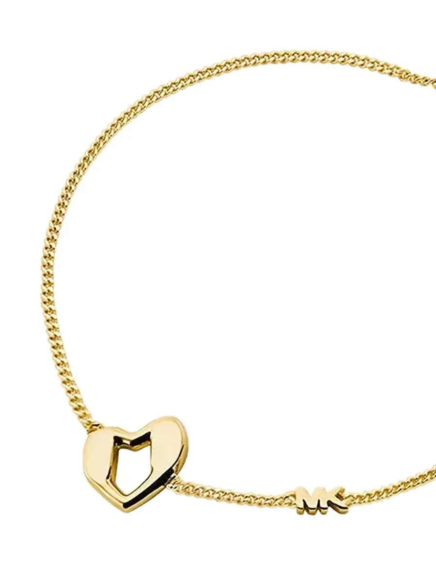 heart-motif curb-chain bracelet 2