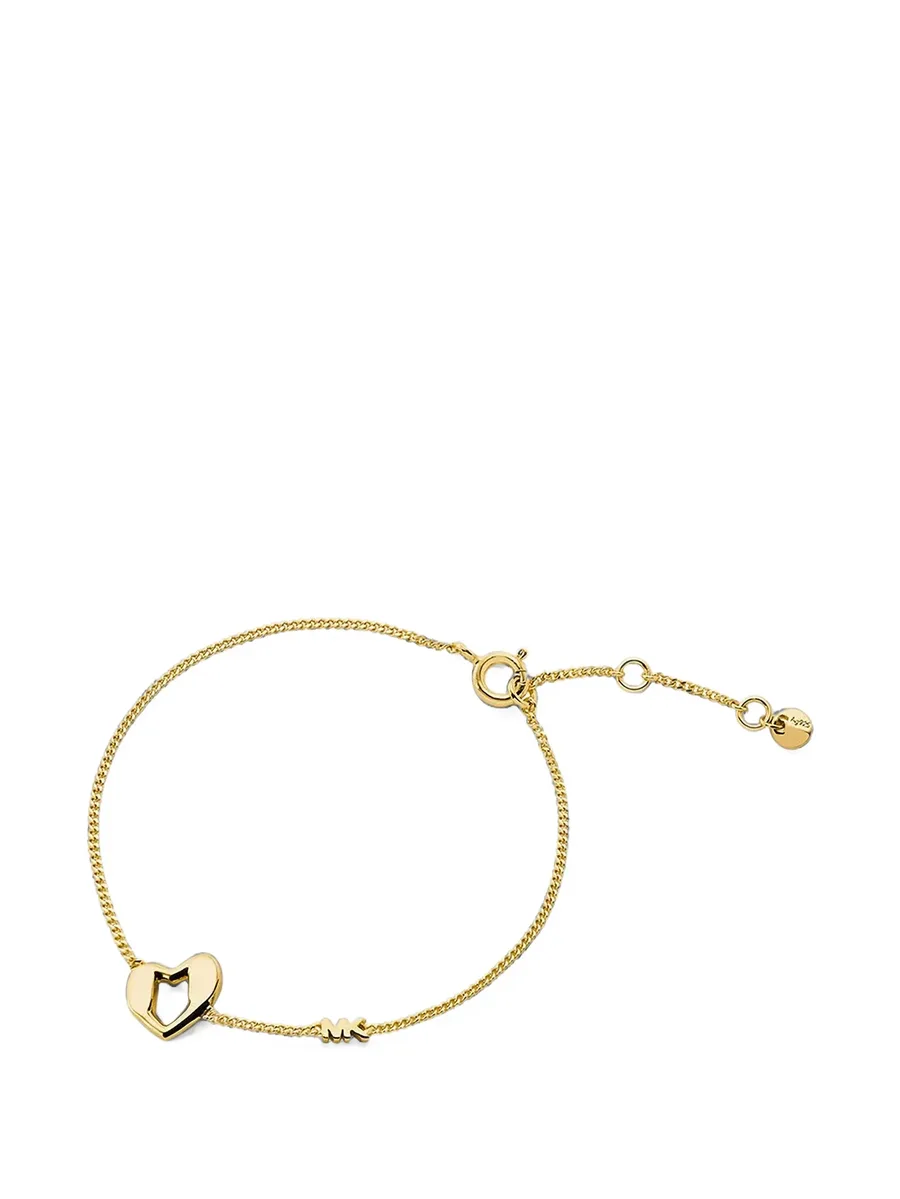 heart-motif curb-chain bracelet 1