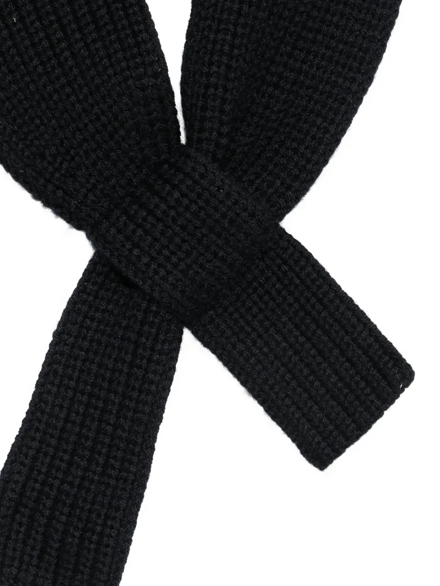 Luna ribbed-knit scarf 2