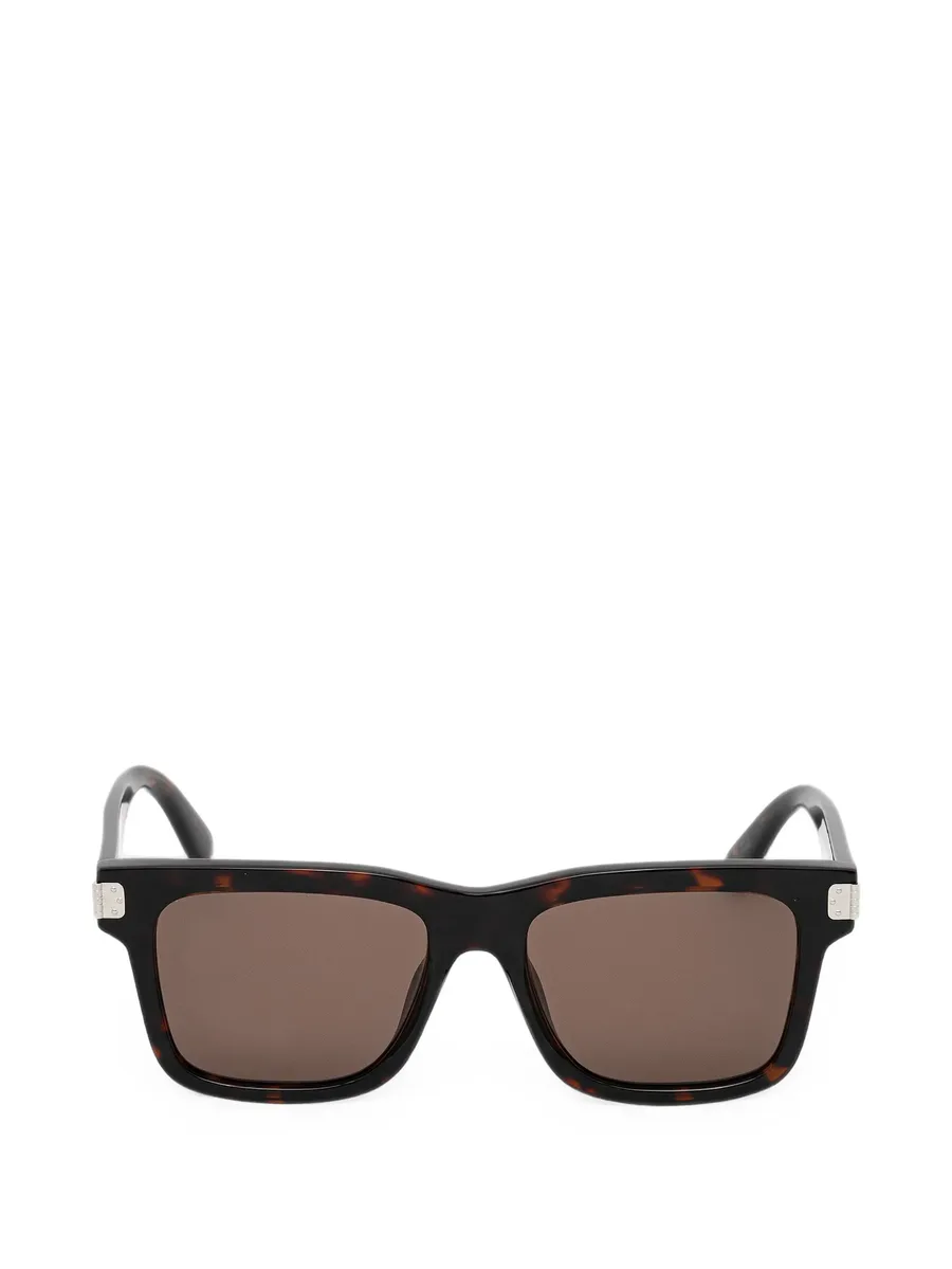 tortoiseshell-effect sunglasses 1