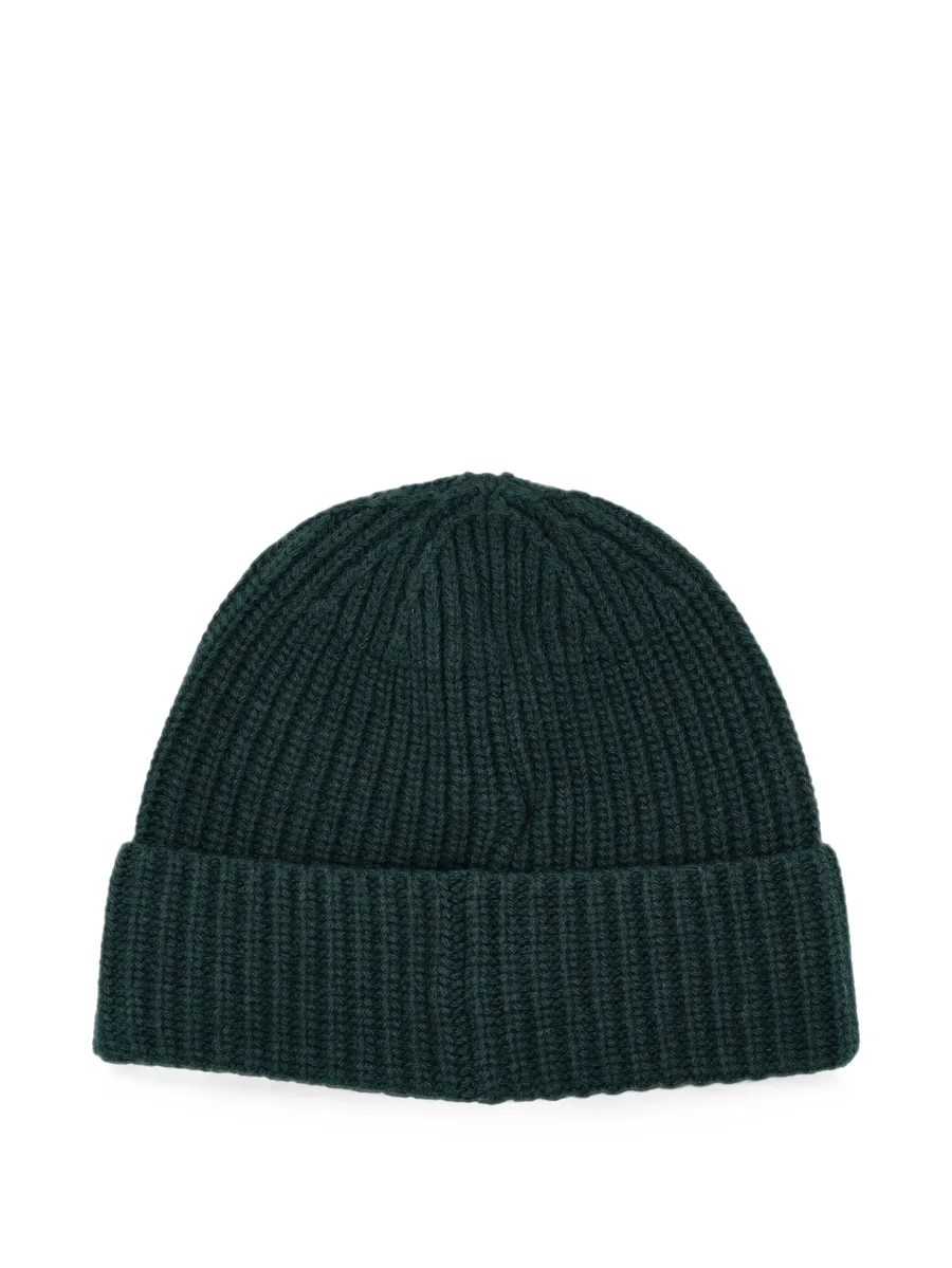 logo-patch beanie hat 2