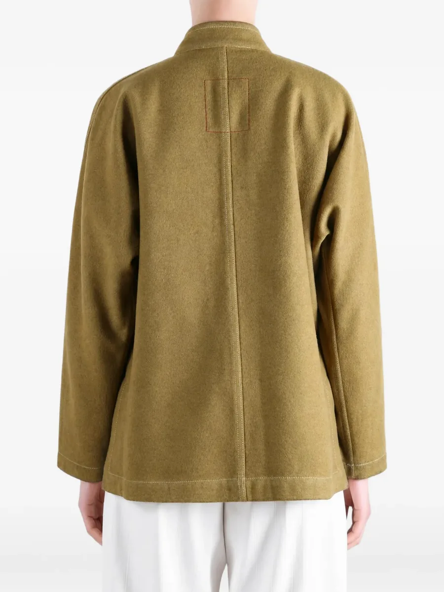 Kippy frog-fastening patch-pocket jacket 4