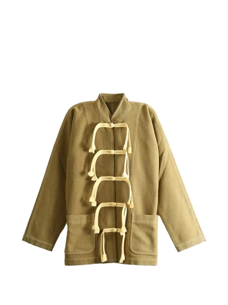 Kippy frog-fastening patch-pocket jacket 1