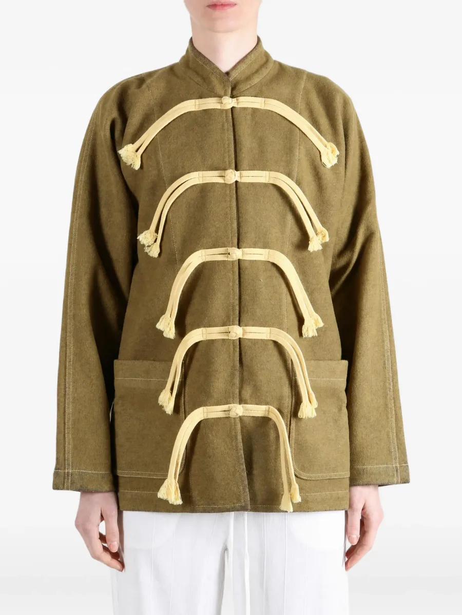Kippy frog-fastening patch-pocket jacket 2
