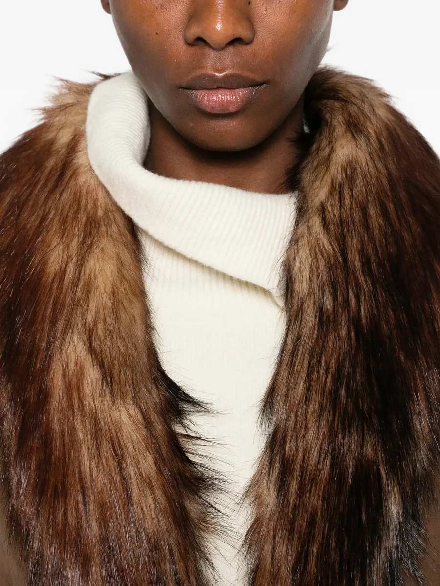 faux-fur collar jacket 5