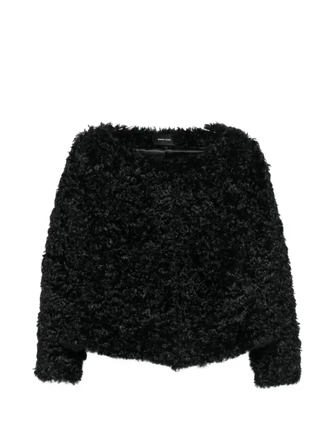 boat-neck jacket