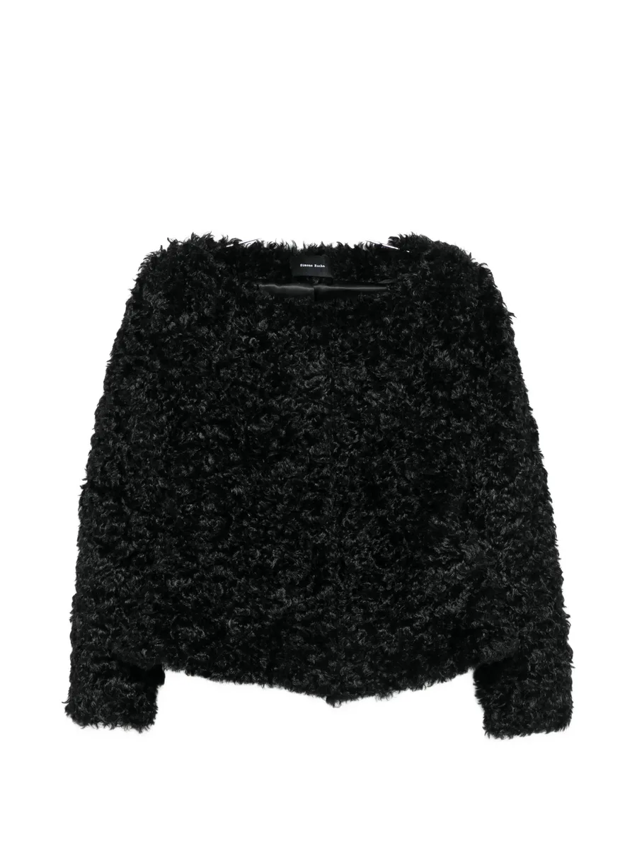 boat-neck jacket 1