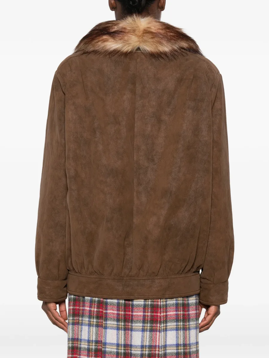 faux-fur collar jacket 4