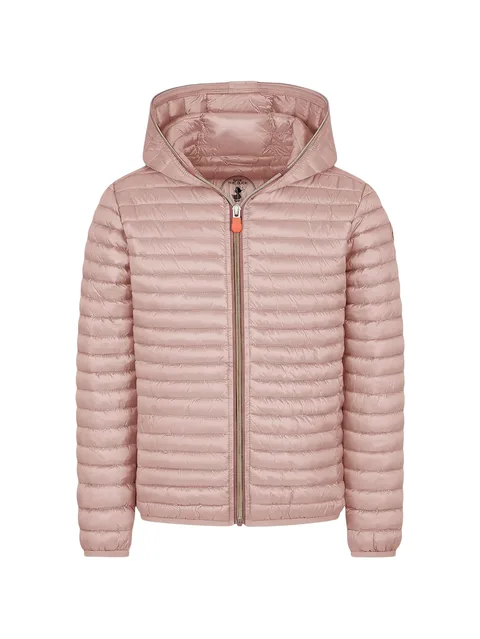 quilted hooded jacket