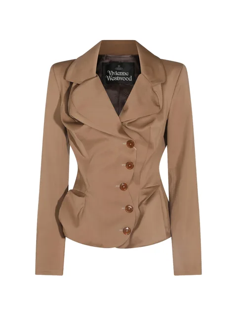 Drunken Tailored asymmetric draped blazer