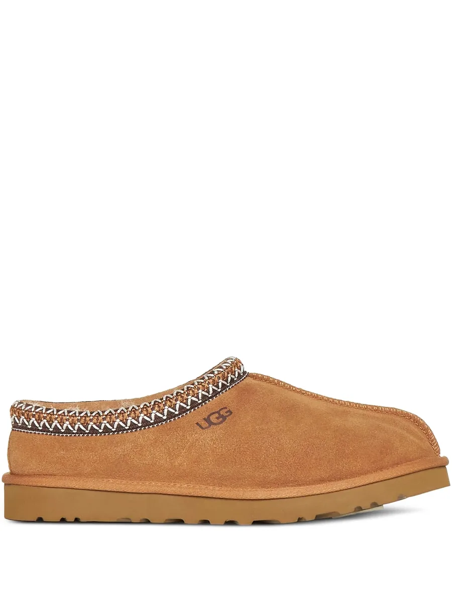 suede stitched slippers 2