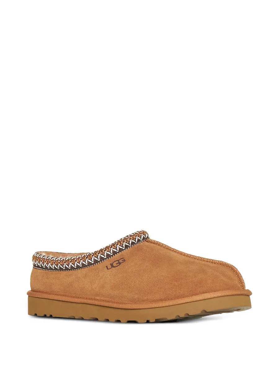 suede stitched slippers 4