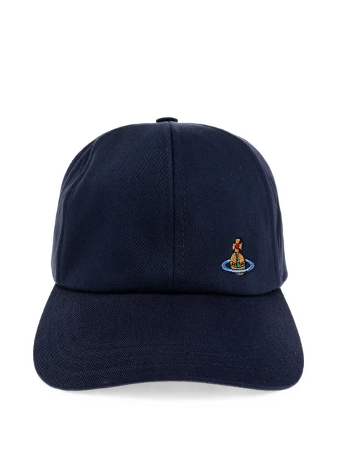 Orb-embroidered baseball cap