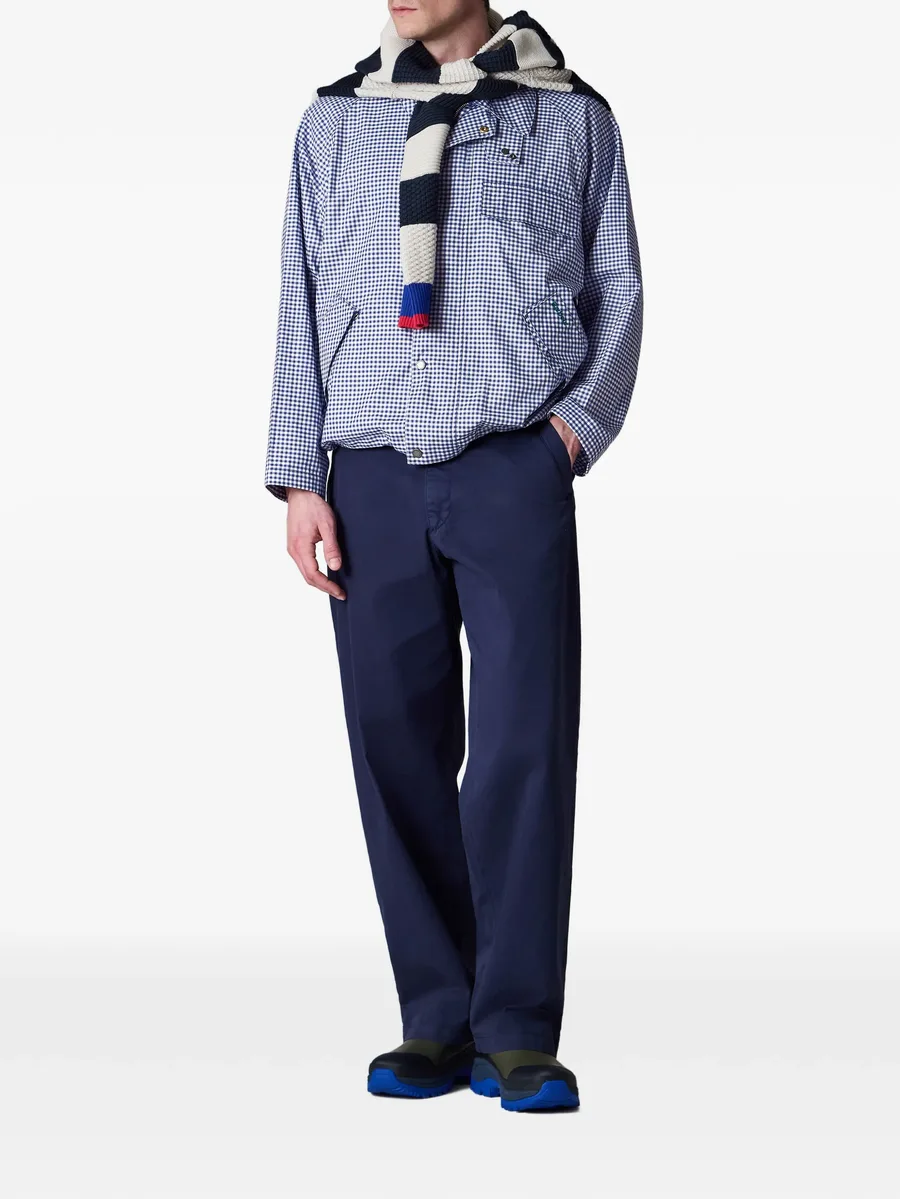 куртка Barbour в клетку гингем с кулиской 2