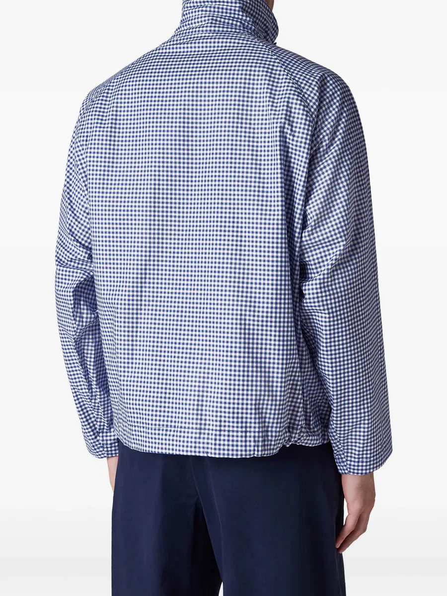 куртка Barbour в клетку гингем с кулиской 4
