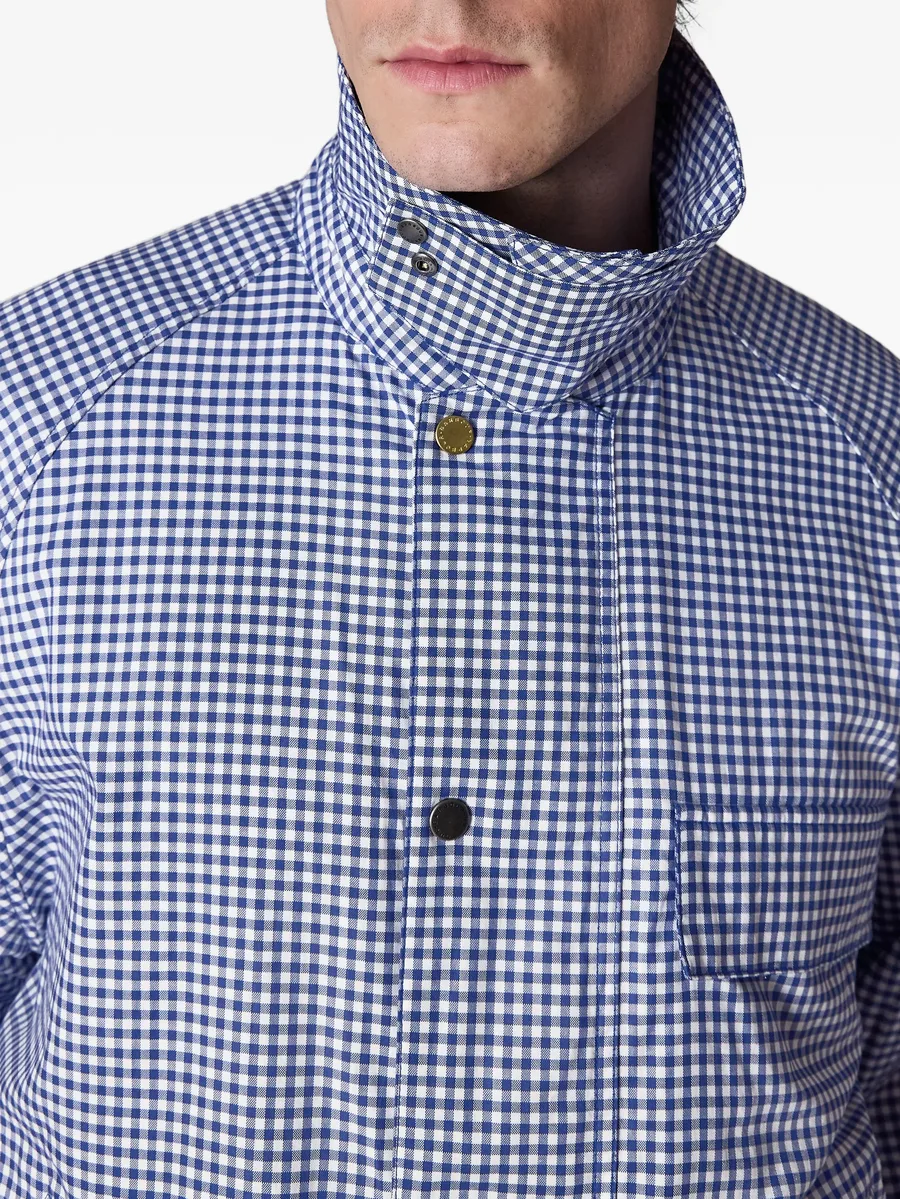куртка Barbour в клетку гингем с кулиской 5