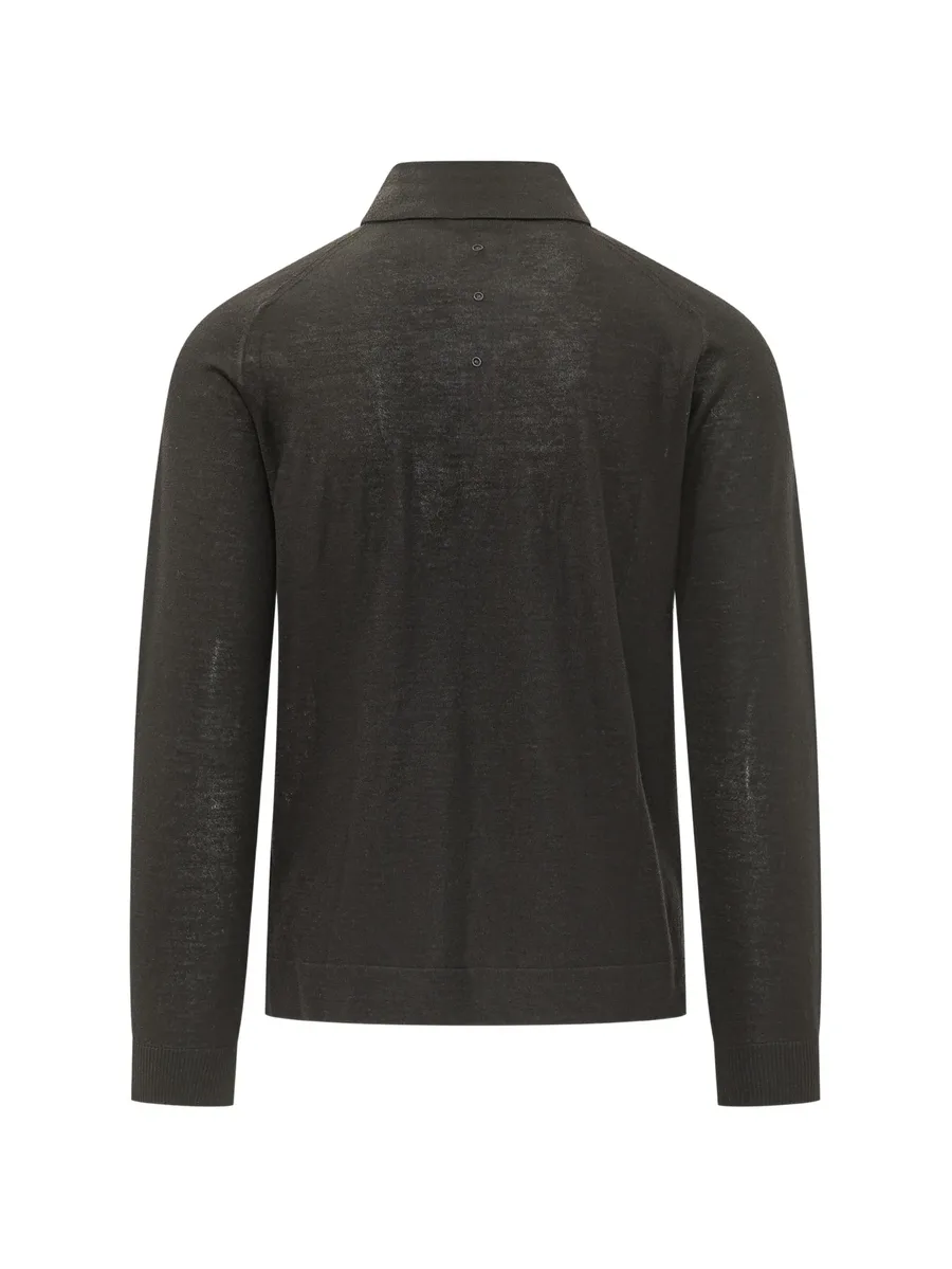 long-sleeve polo sweater 2