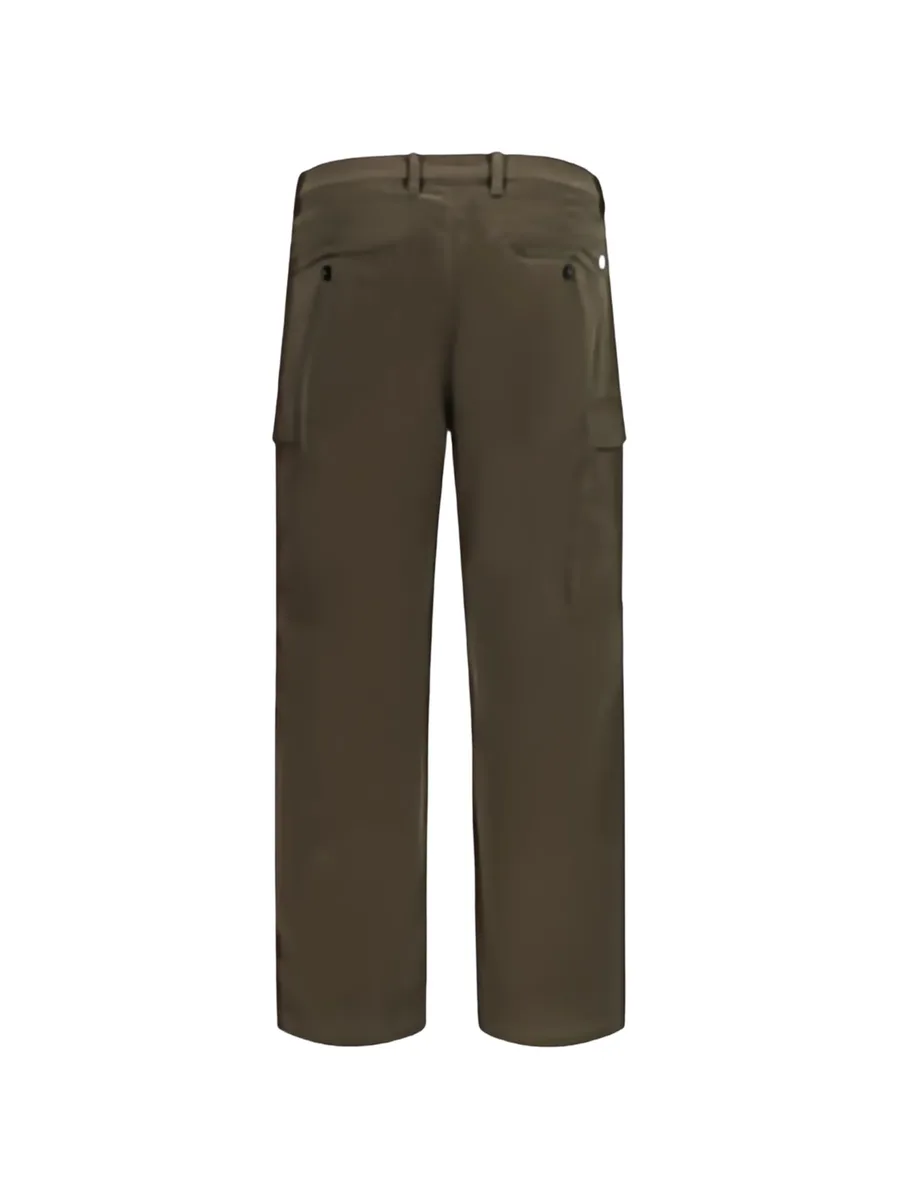 stretch-sateen Lens-detail cargo pants 2