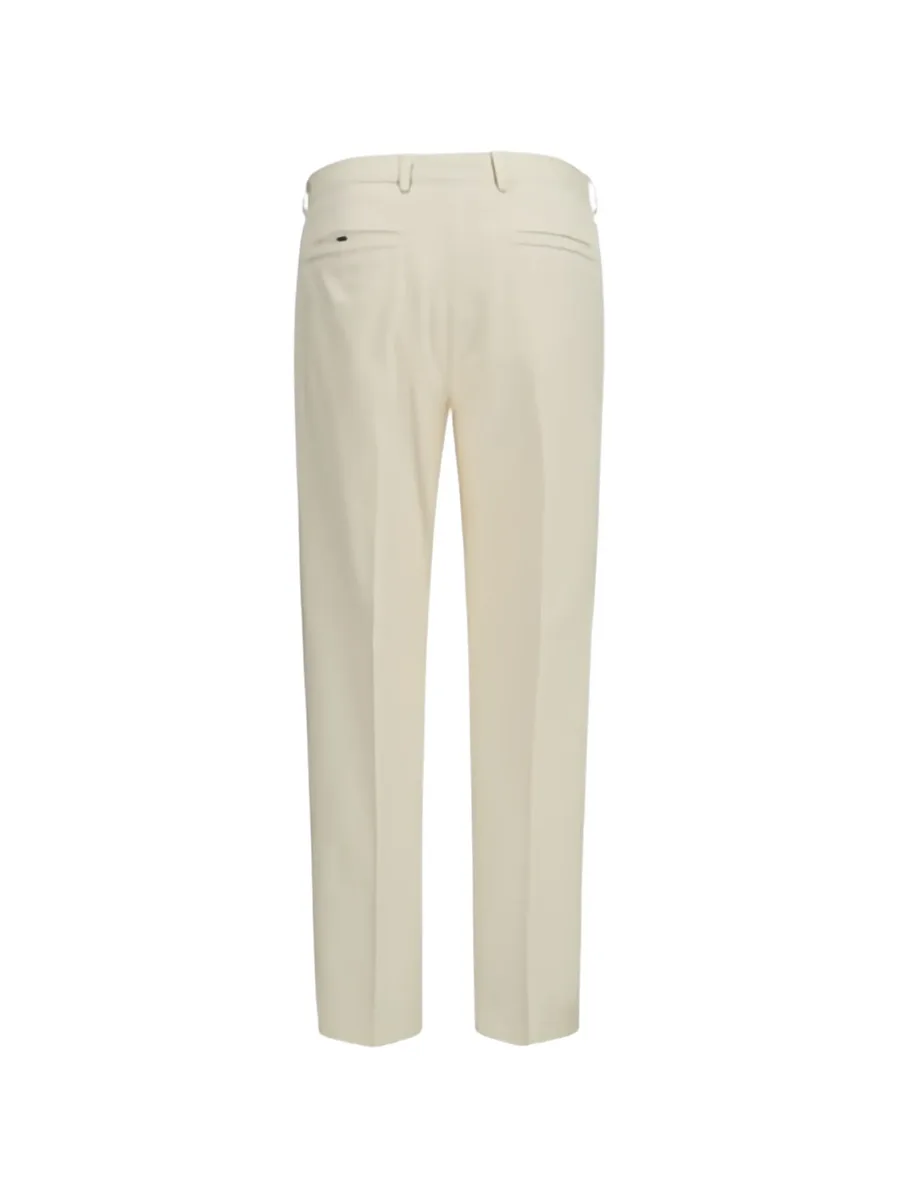 pleated straight-leg trousers 2