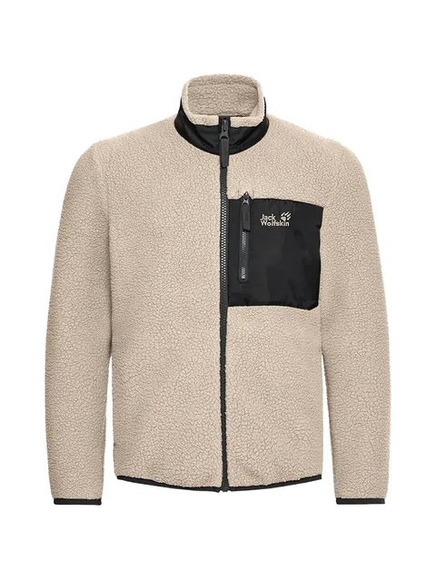Lite Curl Fz K zip-up fleece jacket