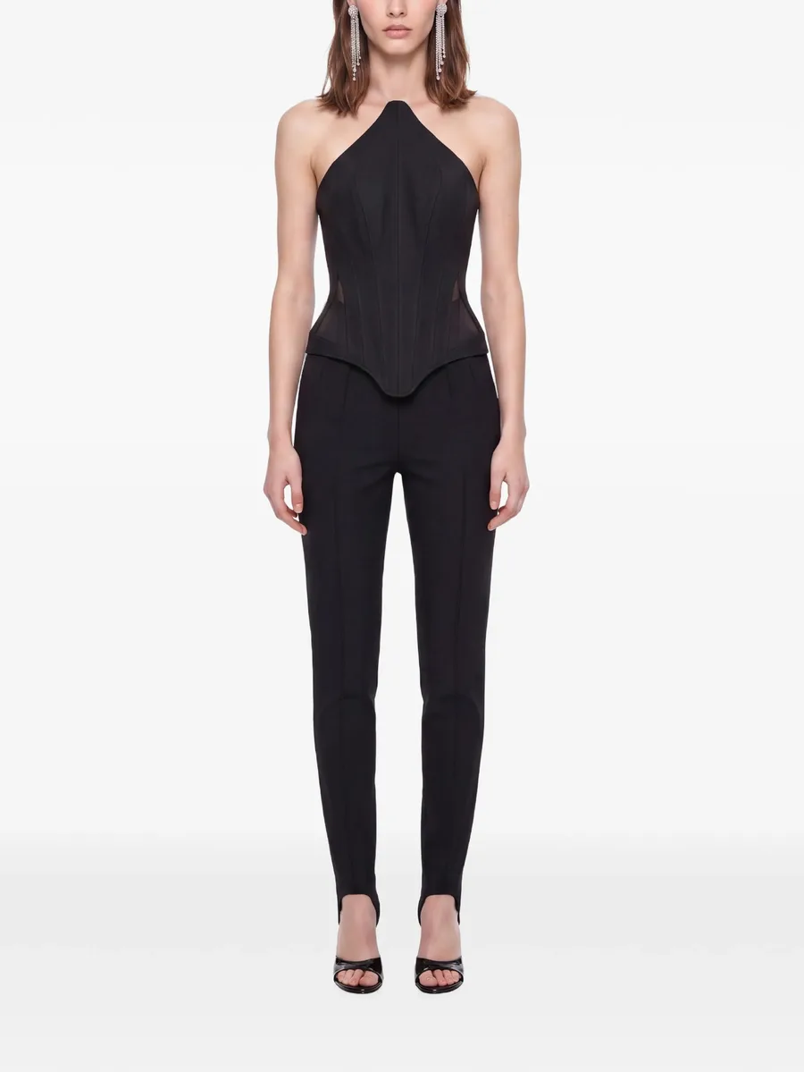 stirrup-cuff slim-fit trousers 2