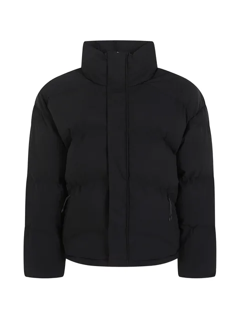 quilted high-neck jacket