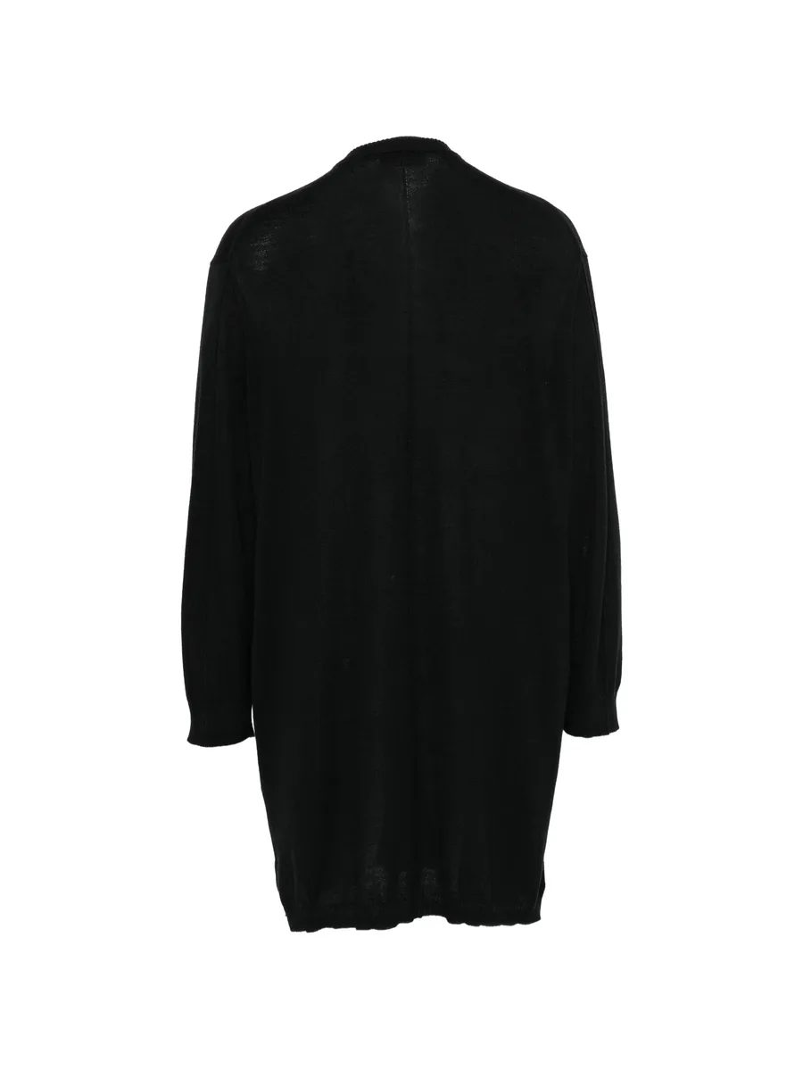 frog-fastening knitted cardigan 2