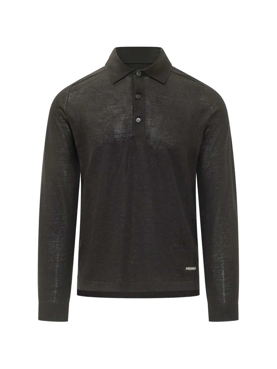 long-sleeve polo sweater 1