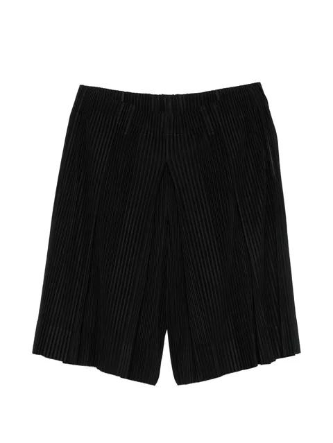 pleated shorts