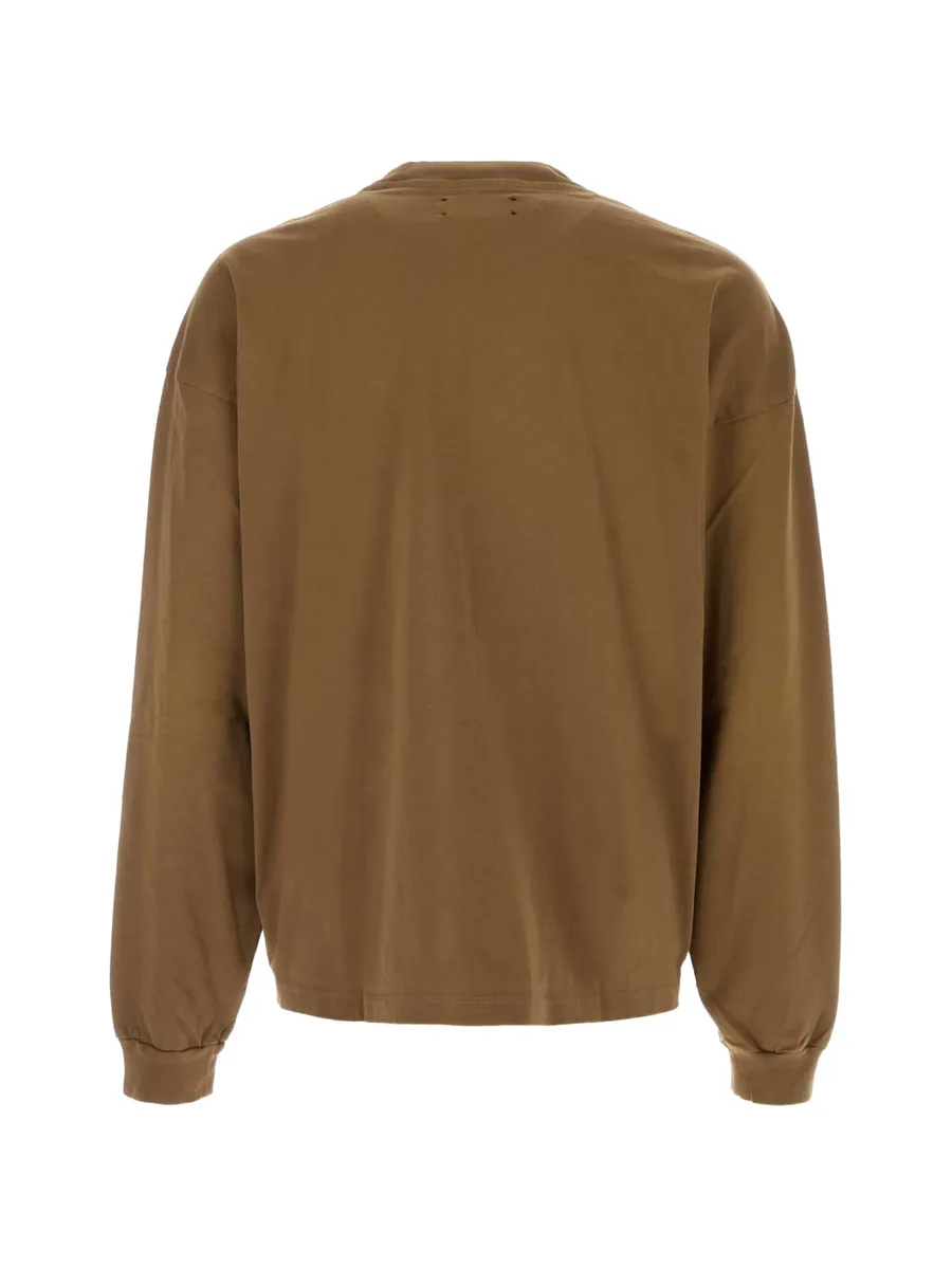 Amiri script oversized long sleeve tee 2