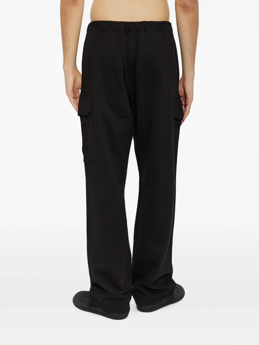 diagonal raised fleece Lens cargo sweatpants 4