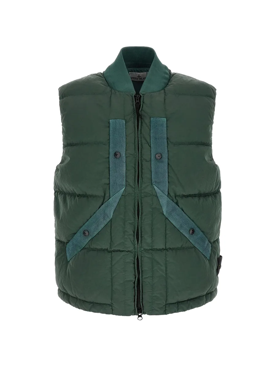 Nylon Metal padded gilet 1