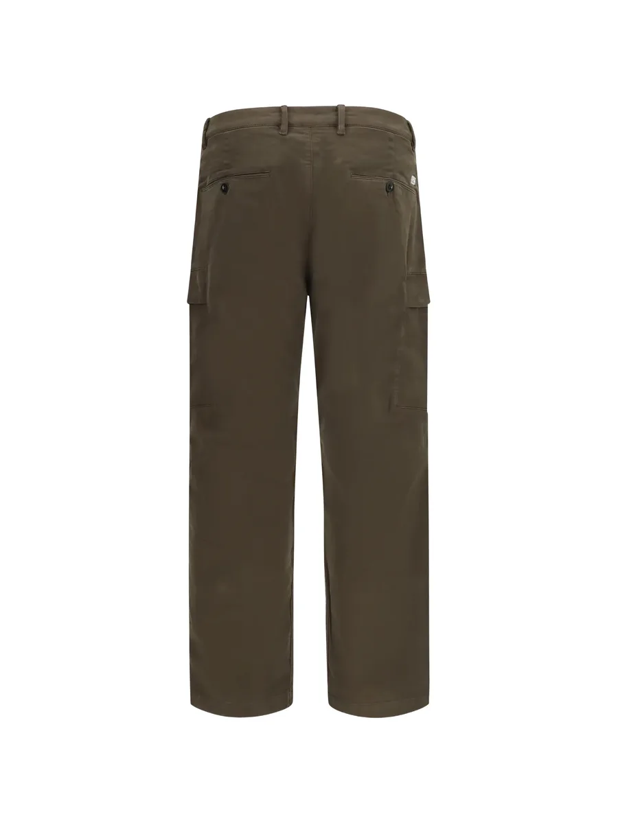 stretch-sateen Lens-detail cargo pants 3