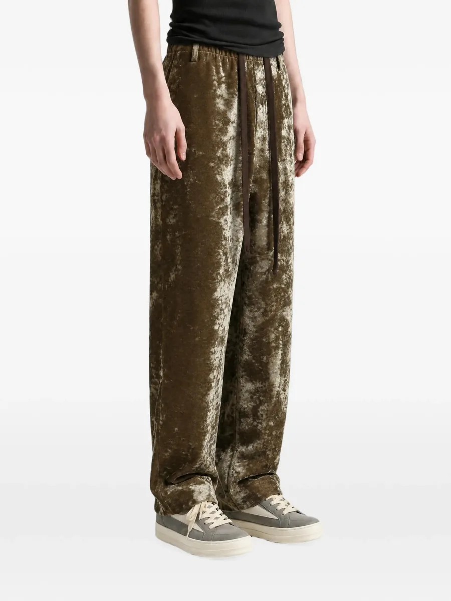 Perch velvet drawstring trousers 3