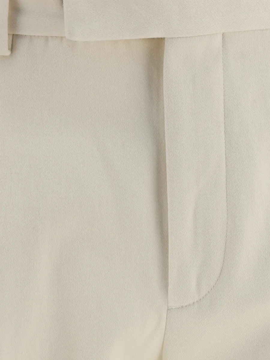 pleated straight-leg trousers 4