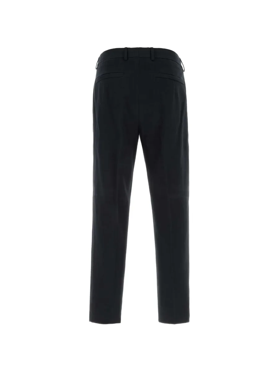 pleated straight-leg trousers 2