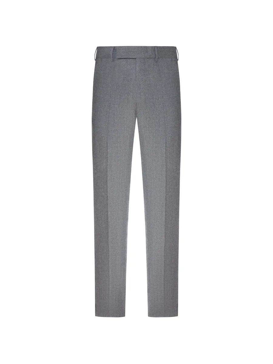 straight-leg wool trousers 1