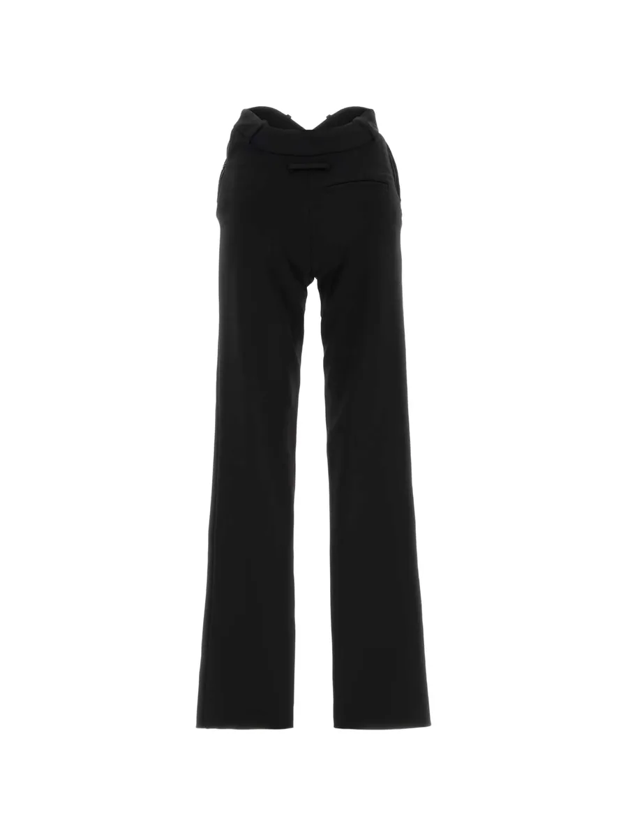 the black curved tailored trousers 2