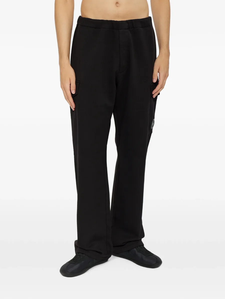 diagonal raised fleece Lens cargo sweatpants 3