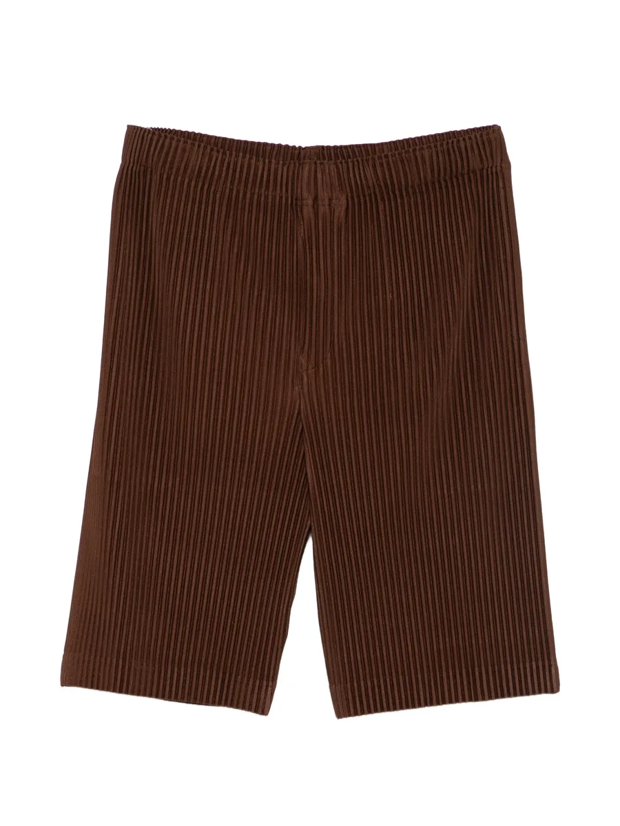 plissé-effect shorts 1