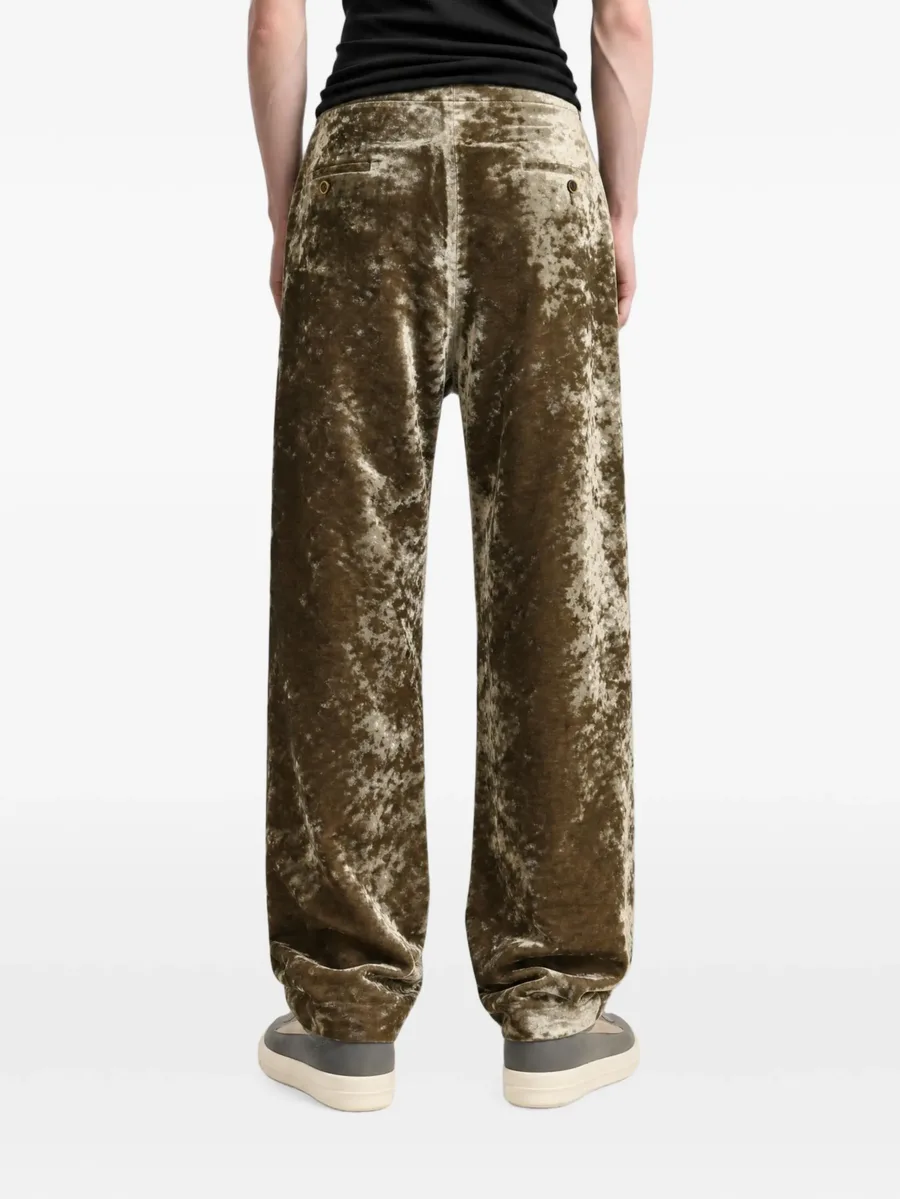 Perch velvet drawstring trousers 4