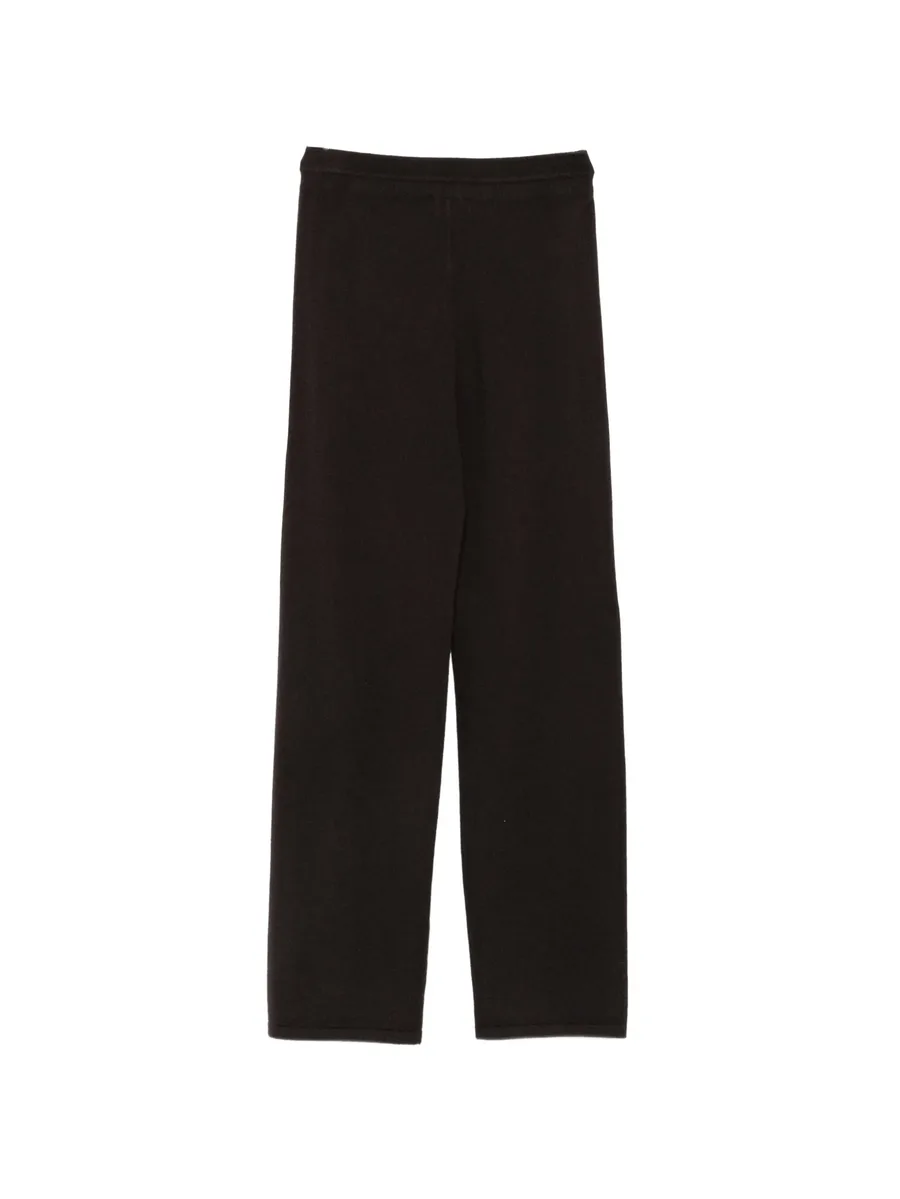 drawstring knitted trousers 2