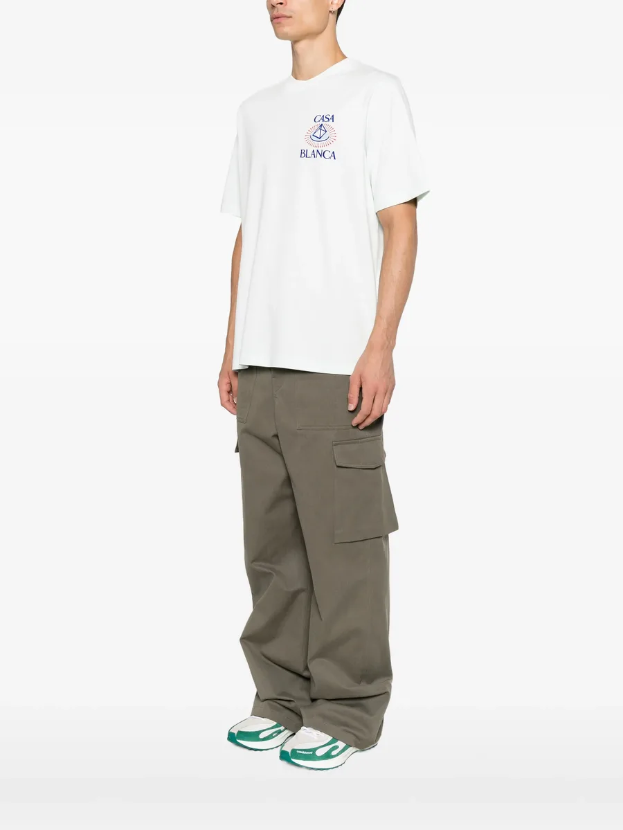 Celestial Pyramid flock-print T-shirt 3