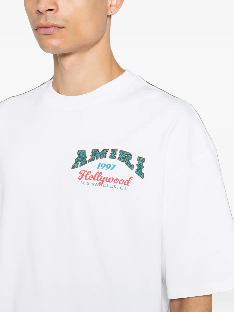 logo-print oversized T-shirt 4