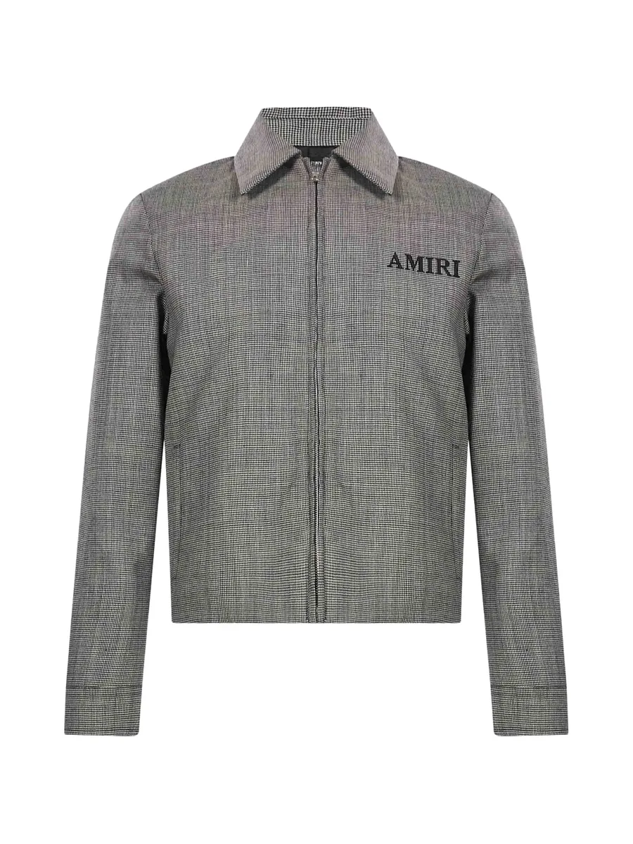 houndstooth blouson 1