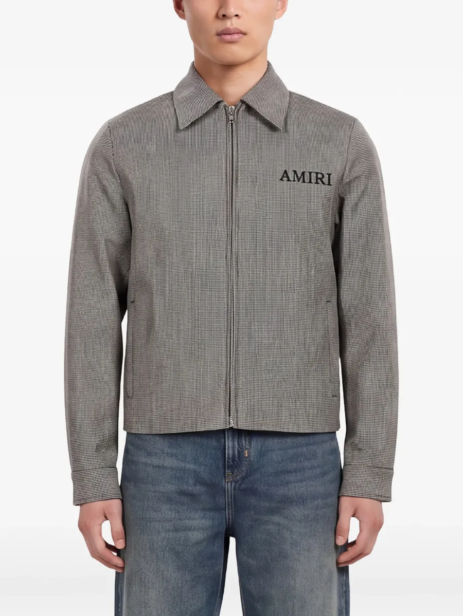 houndstooth blouson 3