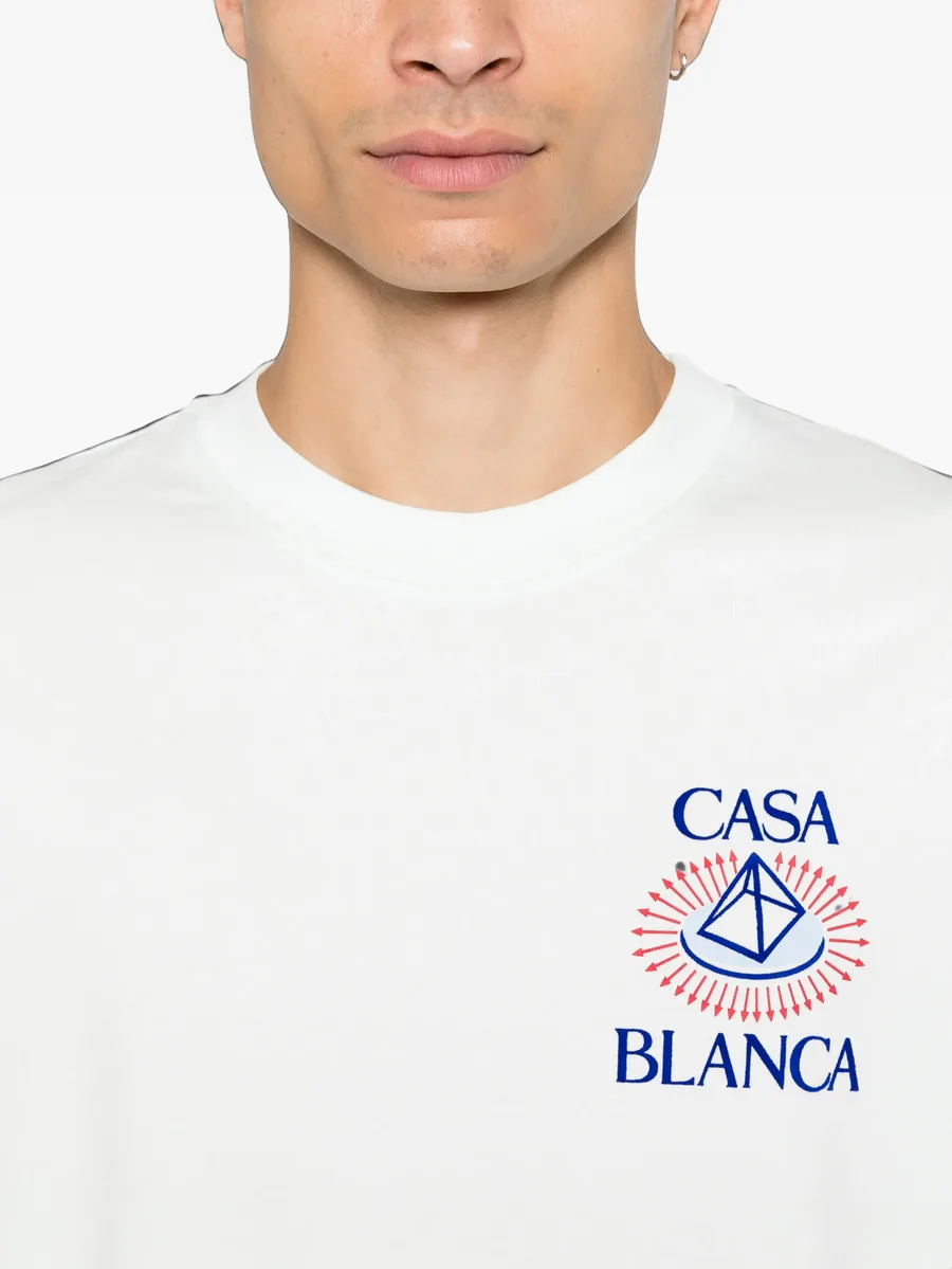 Celestial Pyramid flock-print T-shirt 4